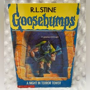 “A Night in Terror Tower” No. 27 - 1st printing Goosebumps by R.L. Stine